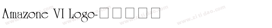 Amazone VI Logo字体转换